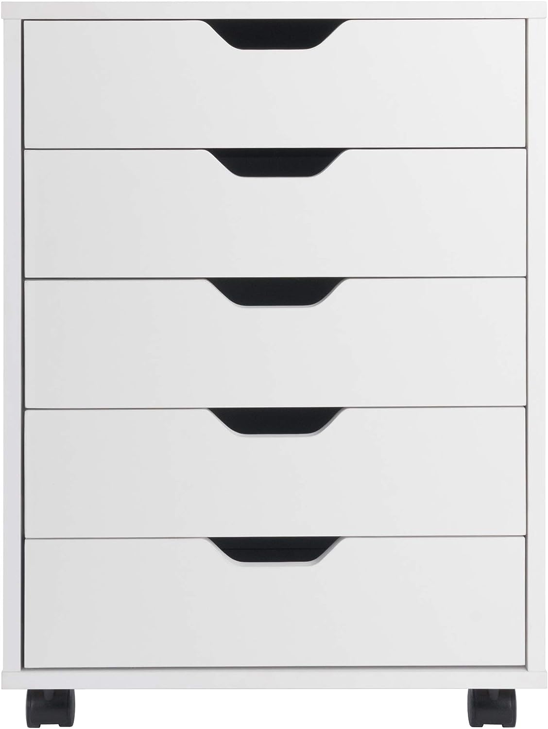 Winsome Halifax Storage/Organization， 5 drawer， White - Image 4